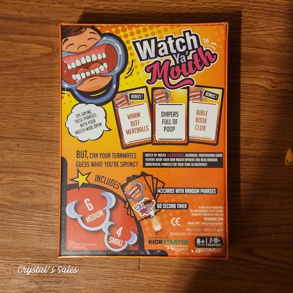 New! Watch Ya' Mouth Authentic Guess What I'm Saying Party Game! -Family Edition - Picture 6 of 9
